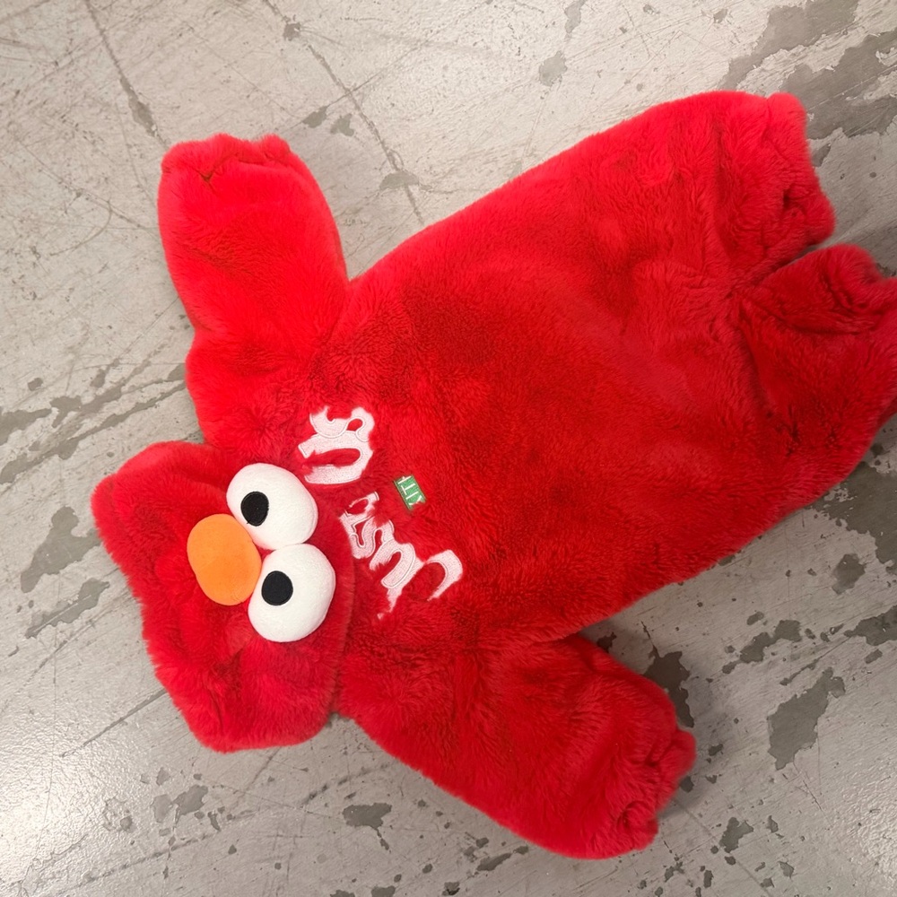 Sesame Street x KITH Red Plush Lined SNOWSUIT Jacket 0-3M ( fits like 3/6M )